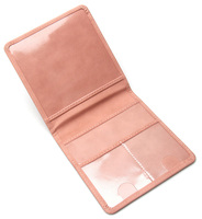 Cartera de moda de PU con textura de lichi, tarjetero multifuncional, porta documentos de coche de tamaño corto para permiso de conducir y documentos del vehículo.