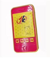 Juguete de Teléfono Celular de Plástico para Niños, Personalizable con Sonido, 4 Sonidos Divertidos Diferentes, Unisex, de 5 a 7 Años, Estándar EN ASTM
