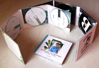 Réplication de CD DVD en vinyle personnalisée avec emballage d'impression personnalisé