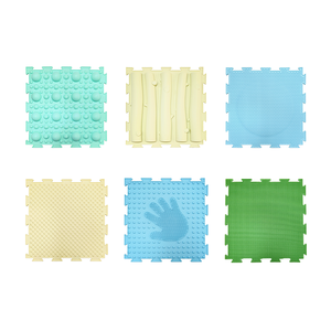 Tapis sensoriel en silicone SHUXIN pour la maison, 32 motifs, lot de 6 pièces, tapis de sol pour la maison et la maternelle - Product Image 5