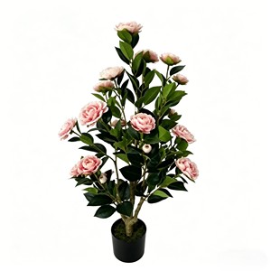 Artificial Camellia <b>Tree</b> Faux Camellia <b>Tree</b> Camellia <b>Tree</b> <b>Potted</b> - Product Image 1