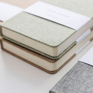 Cuaderno de Lino Personalizado con Tapa Dura, Mini Libretas de Negocios, Útiles Escolares, Diario Elegante, Cuaderno Bonito de Buena Calidad - Product Image 3