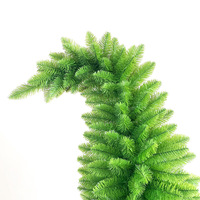 Arbre de Noël en PVC de 6 pieds à prix réduit, pour une utilisation en intérieur, vert, forme unique et mignonne, décoration de Noël amusante pour enfants