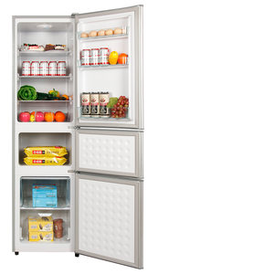 Refrigerador de Triple Puerta de 206L, Refrigerador y Congelador de Gran Capacidad con Compresor - Product Image 6