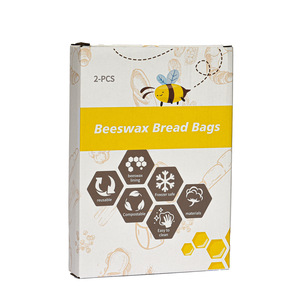 Bolsa de <span class=keywords><strong>pan</strong></span> de cera de abeja de diseño moderno, ecológica, plegable, de algodón, reutilizable, almacenamiento de <span class=keywords><strong>levadura</strong></span>, conservación de frescura, grado alimenticio para - Product Image 4