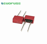 Micro-fusible carré rouge 392 T0.5A-T10A 250V 8x4mm pour carte d'alimentation de téléviseur LCD, fusibles à action lente couramment utilisés