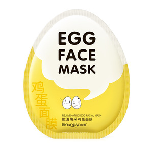 Masque facial hydratant à l'œuf <span class=keywords><strong>BIOAQUA</strong></span>, produit de soin de la peau, prix d'usine, personnalisé, hydratant, lissant, raffermissant, masque facial de nuit à l'œuf - Product Image 6