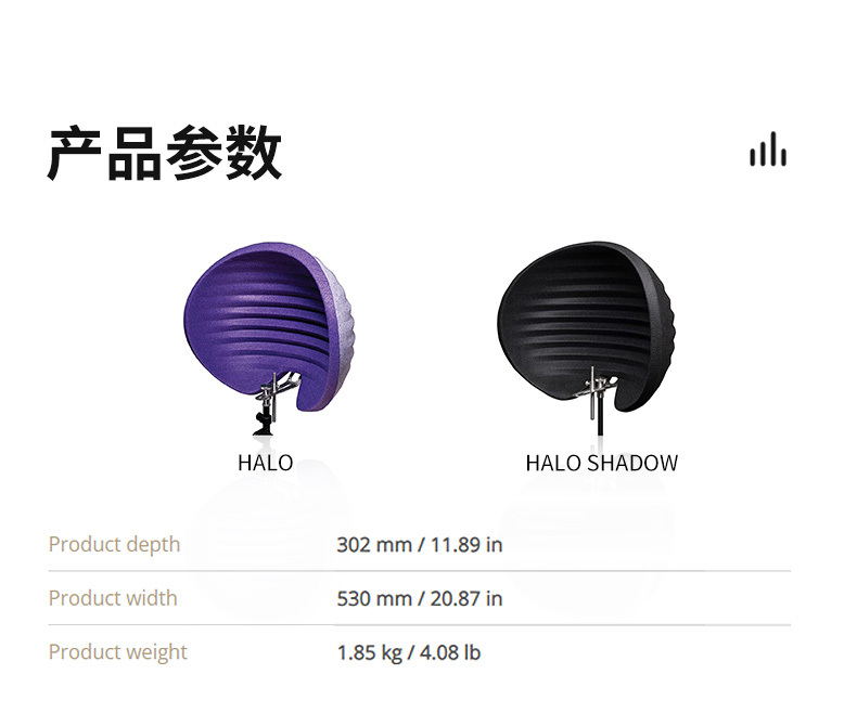 Aston Halo Shadow Microphone - Soundproof Reduction Studio