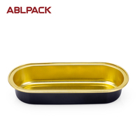 ABLPACK Prix d'usine Récipient jetable en aluminium avec couvercle Mini marmite en aluminium pour gâteau de restaurant Panneau en aluminium