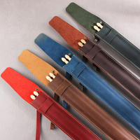 Vintage Drumstick Leather Case Portable Musical Instrument Storage Bag Protective Cover for Drum Accessories