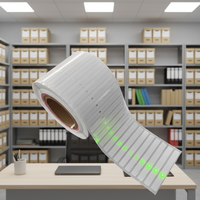 Étiquette RFID UHF avec lumière LED, localisation 860-960 MHz, autocollant RFID passif imprimable pour documents