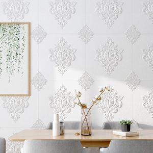 Papier peint moderne 3D 35*35cm pour chambre à coucher, autocollant mural pour plafond, facile à installer, décoration intérieure - Product Image 3
