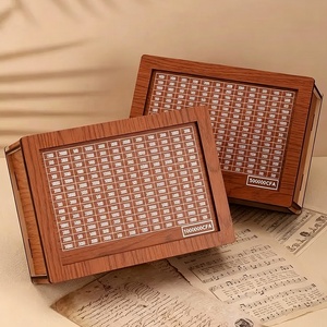 Hucha de madera Franc CFA para ahorrar dinero, caja de retos de ahorro grabada en madera, regalos novedosos para adultos, juguetes para niños - Product Image 2