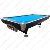 Table de billard moderne en ardoise multifonctionnelle de sport d'intérieur de 9 pieds Table de billard français à 9 boules Jeu de divertissement Table française à 9 boules