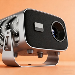 Projecteur HD avec décodage 4K, système Android, 200 lumens ANSI, Wi-Fi double bande, BT5.0, installation facile, projecteur portable pour extérieur - Product Image 3