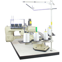 Machine à coudre industrielle à point de chaînette, point plat, point interlock