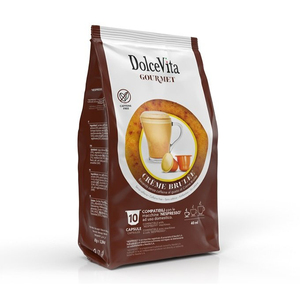 Dolce Vita Crème Brûlée per Capsule Compatibili Nespresso 10 Capsule [0,13€/Capsule] - Product Image 1