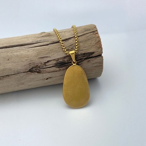 Collier pendentif Bouddha doré Yunnique en alliage de zinc, chaîne de pull tendance, bijou cadeau - Product Image 4