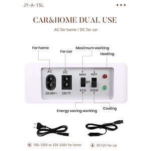 <span class=keywords><strong>Nevera</strong></span> Portátil EVERCOOL de Una Puerta y 12v para Automóvil, <span class=keywords><strong>Nevera</strong></span> Pequeña de 15l para Cosméticos, <span class=keywords><strong>Mini</strong></span> <span class=keywords><strong>Nevera</strong></span> de Tamaño Pequeño - Product Image 6