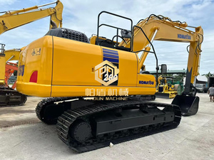 Excavadora de cadenas Komatsu PC200-10 usada con pocas horas de trabajo, 20 toneladas, eficiente en consumo de combustible, maquinaria de excavación japonesa para construcción urbana - Product Image 2