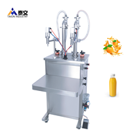 Machines d'embouteillage semi-automatique de jus d'orange machine de remplissage de jus de fruits
