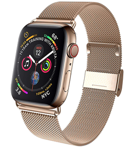 KeepWin Compatible Apple 38 40 42 <span class=keywords><strong>44mm</strong></span> Bracelet Boucle Remplacement <span class=keywords><strong>Iwatch</strong></span> Série 5 <span class=keywords><strong>4</strong></span> 3 2 1 Coloré et or Rose Bande de Montre - Product Image 6