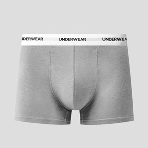 Slip da <span class=keywords><strong>uomo</strong></span> in <span class=keywords><strong>cotone</strong></span> traspirante Custom di marca grigio nero leggero <span class=keywords><strong>Boxer</strong></span> da <span class=keywords><strong>uomo</strong></span> a gamba lunga - Product Image 3