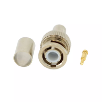 Connecteur RF BNC mâle droit pour RG5, RG21, RG212, RG222 pour vidéo de vidéosurveillance