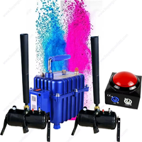 Lanceur de fumée et de poudre à un clic pour révélation du sexe du bébé, machine à poudre pour fête prénatale et décoration de mariage