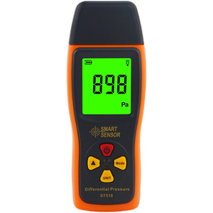 AS510 มาโนมิเตอร์แบบดิจิตอลสำหรับวัดความดันอากาศแบบดิฟเฟอเรนเชียล 100 HPa และ 45.15 - Product Image 2