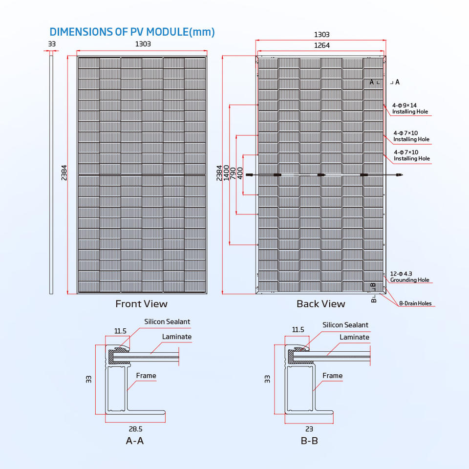 Trina N-type I-TOPCon TSM-NEG21C.20 Bifacial Dual Glass Monocrystalline ...
