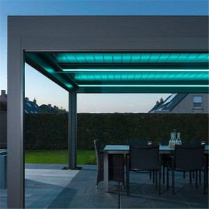<span class=keywords><strong>Toldo</strong></span> nuevo Swing techo accesorios dosel Arbor adjunta a casa Pergola cubre Kits de aluminio pérgola - Product Image 3
