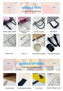 Túi giấy nghệ thuật đựng hoa cưới cỡ lớn nhiều màu sắc, có quai ruy băng - Product Image 4