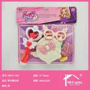 Set di bacchetta magica da 84 pezzi per bacchetta di plastica Fantasy per bambini e accessori tra cui palcoscenico di seta per trucchi e kit magici - Product Image 1