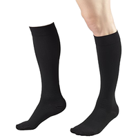Chaussettes de compression professionnelles pour hommes, montantes, décontractées, respirantes, antidérapantes, anti-salissures, écologiques, en nylon et élasthanne, avec revers, pour le printemps