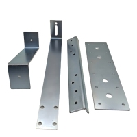 Supports d'angle en L à 90 degrés de haute qualité sur mesure en acier inoxydable avec finition thermolaquée, taille personnalisée pour
