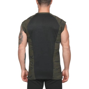 Los hombres Slim de los hombres de culturismo <span class=keywords><strong>sin</strong></span> mangas entrenamiento Fitness simple gimnasio T <span class=keywords><strong>camisa</strong></span> - Product Image 4