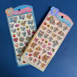 Autocollants en cristal solides et durs, autocollants décoratifs bleu ange, autocollants Tom Cat, autocollants Minions - Product Image 4