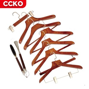 <span class=keywords><strong>Crochet</strong></span> métallique Anti-vol pour bébé et adultes, cintres en bois pour vêtements, pour magasin de vêtements, pour robes, jupes, pantalons, jeans - Product Image 3