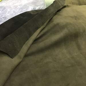 Double Sided Nubuck Baby <strong>Calf</strong> <strong>Leather</strong> Water Dyed Genuine Cow <strong>Leather</strong> for Garment - Product Image 4