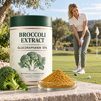 Poudre d'extrait de graines de brocoli à la glucoraphanine de qualité alimentaire en vrac sur mesure - Forme standardisée sous marque privée en conteneur plastique et fût