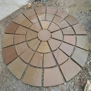 Superior Quality Durable Indian Sandstone Natural Split Flag Slabs Autumn Brown Versatile Applications Outdoor Decor <b>Stones</b> - Product Image 1