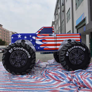 Balon nilon & PVC Model tiup untuk acara pertunjukan otomatis luar ruangan raksasa promosi merek kendaraan Off-Road properti pameran otomatis - Product Image 3