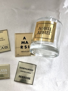 Thanh lịch sang trọng Vinyl tùy chỉnh nhôm chai nước hoa nhãn Hot phổ biến không thấm nước dập cho cao cấp bao bì mỹ phẩm - Product Image 5