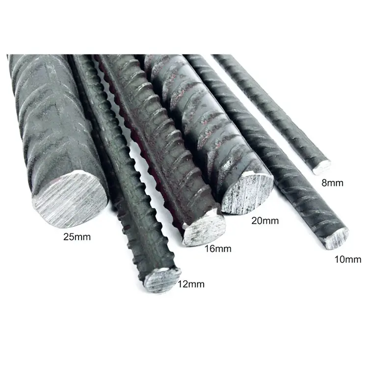TMT стальные круглые стержни 10 мм 12 мм 16 мм Бар высокопрочная деформированная стальная арматура деформации цена стальной стержень