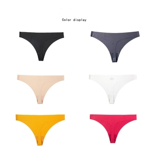 Perizoma da donna Sexy <span class=keywords><strong>Super</strong></span> elastico senza cuciture in cotone con cavallo unico - Product Image 6