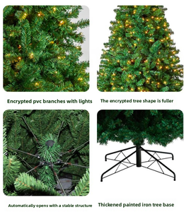 <span class=keywords><strong>Albero</strong></span> di Natale Sintetico <span class=keywords><strong>per</strong></span> Uso Domestico, Confezione Verde Simulazione Naturale, 1,8m e 3m - Product Image 4