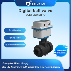 Trung Quốc nông nghiệp năng lượng mặt trời Powered van nước điện cho thủy lợi không dây năng lượng mặt trời thiết bị truyền động cho nước nông nghiệp điều khiển - Product Image 2