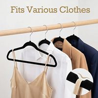 Cintres modernes en velours antidérapants, design rotatif, minces, gain de place, composants en fer robustes pour l'organisation de la garde-robe à domicile