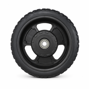 Roue de chantier robuste de 8 pouces de qualité professionnelle, roulement en acier, moyeu en PP, alésage de 12 mm pour <span class=keywords><strong>chariot</strong></span> à béton, <span class=keywords><strong>chariot</strong></span> à échafaudage, <span class=keywords><strong>chariot</strong></span> de démolition - Product Image 1